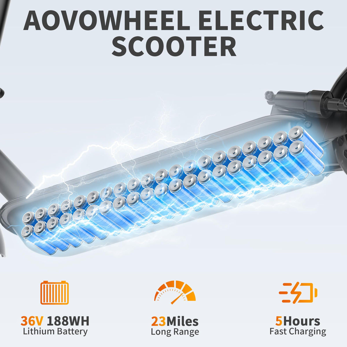 Folding Electric Scooter with Dual Brakes U958709