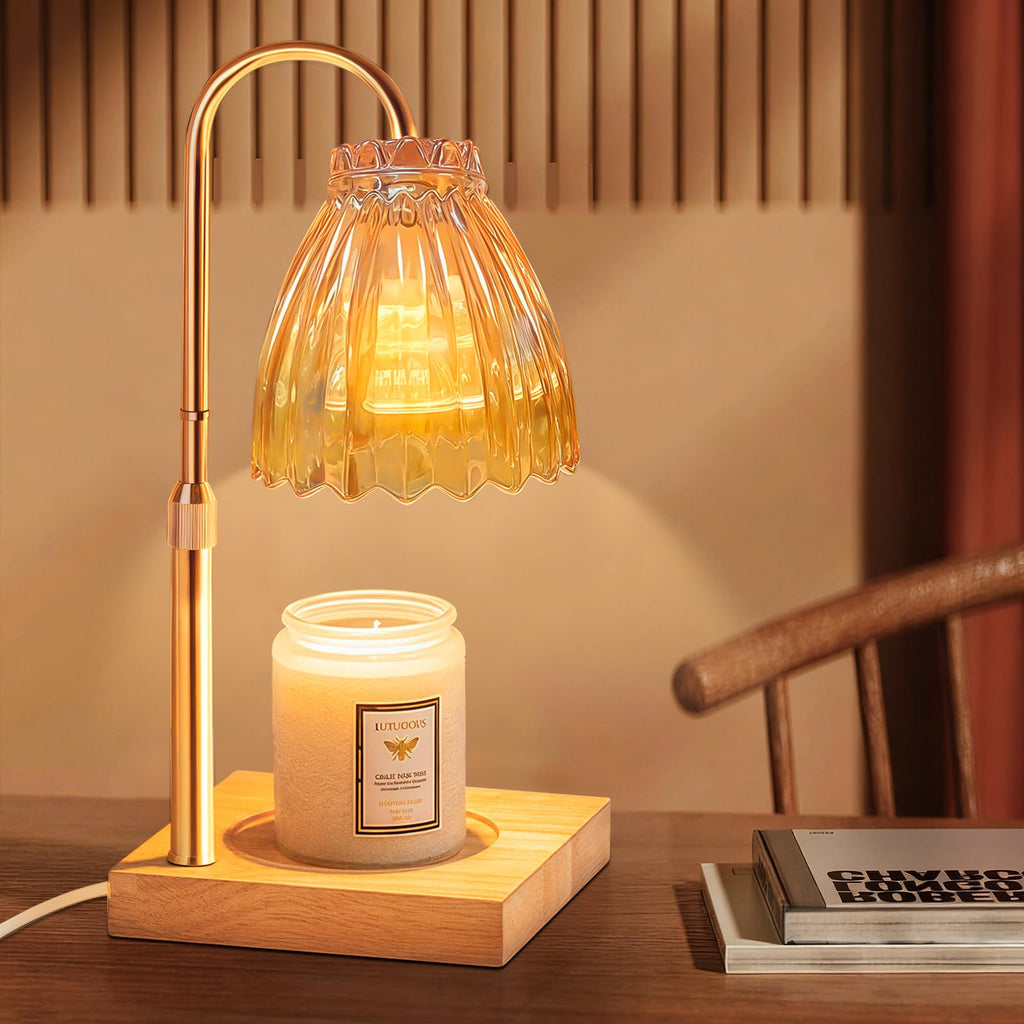 Dual Bulbs Dimmable Adjustable Height Candle Warmer A503