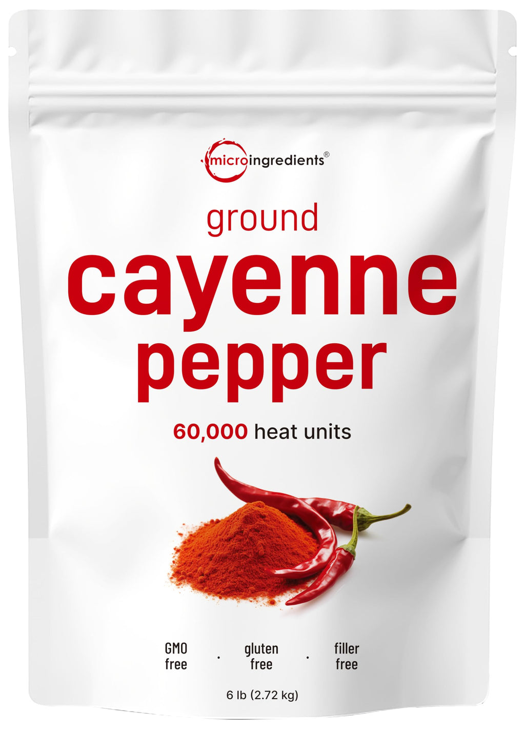 Ground Cayenne Pepper Powder 6lbs 60,000 SHU D2263