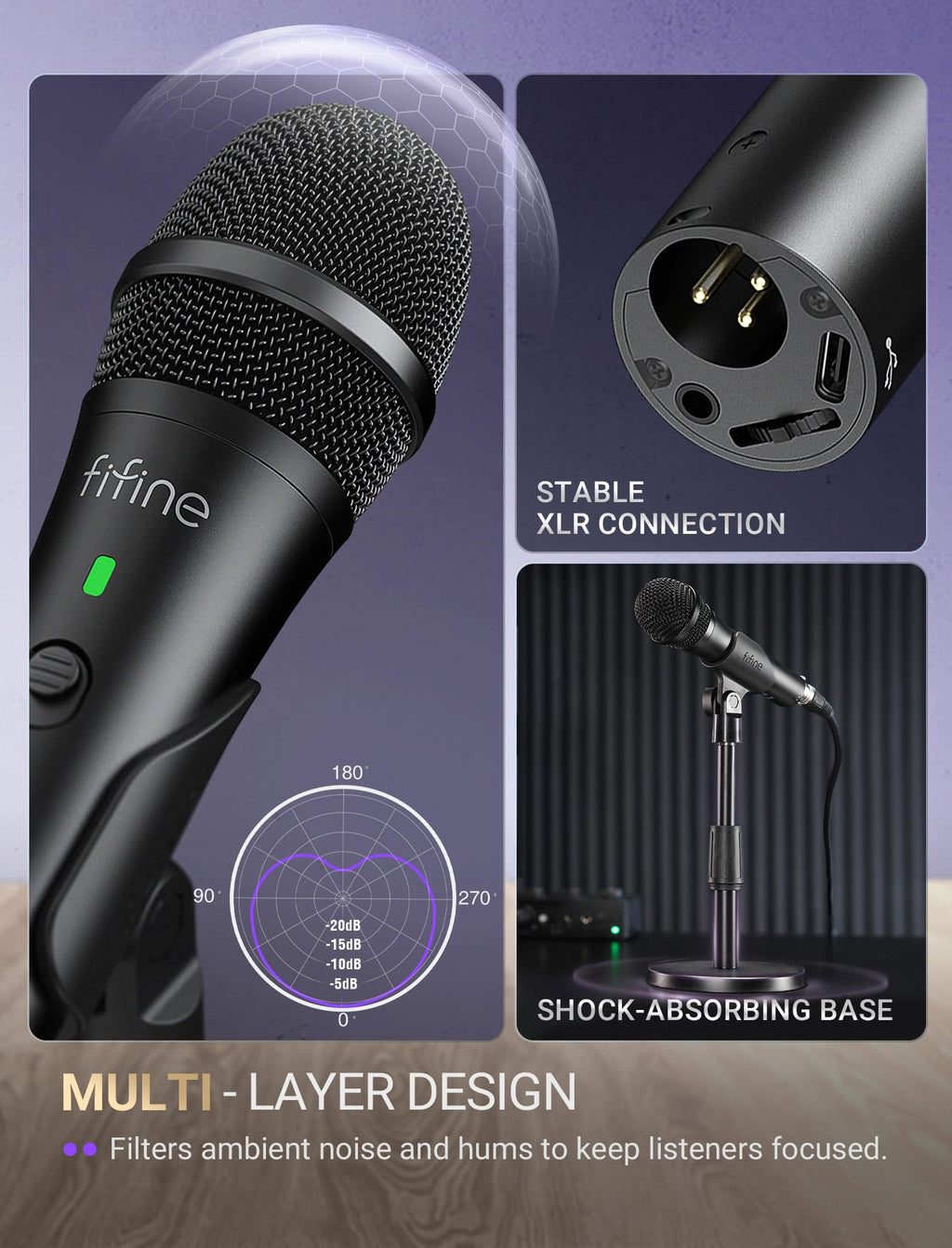 USB/XLR Dynamic Microphone M9020