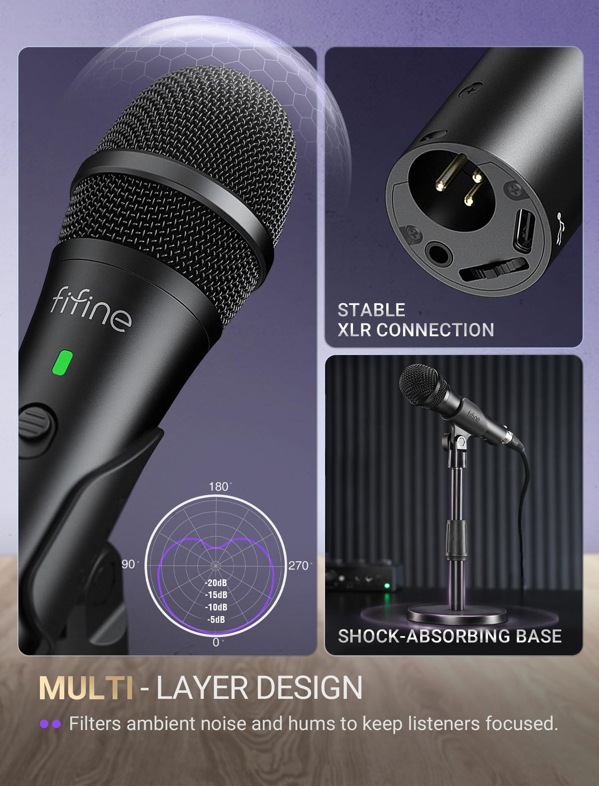 USB/XLR Dynamic Microphone M9020