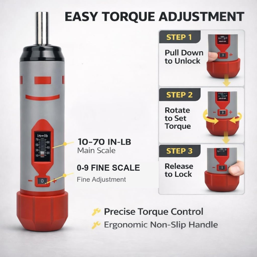 42-Piece Torque Screwdriver Set with 40 CR-V Bits G78882