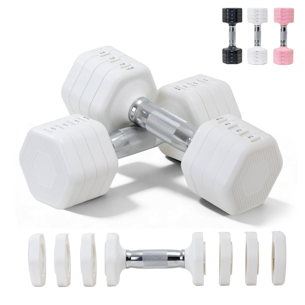 Adjustable Dumbbell Set of 2 Total 20 Lbs C9689