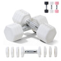 Adjustable Dumbbell Set of 2 Total 20 Lbs C9689