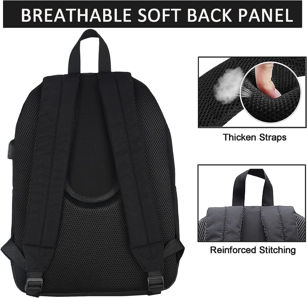 Black Laptop Backpack C44125