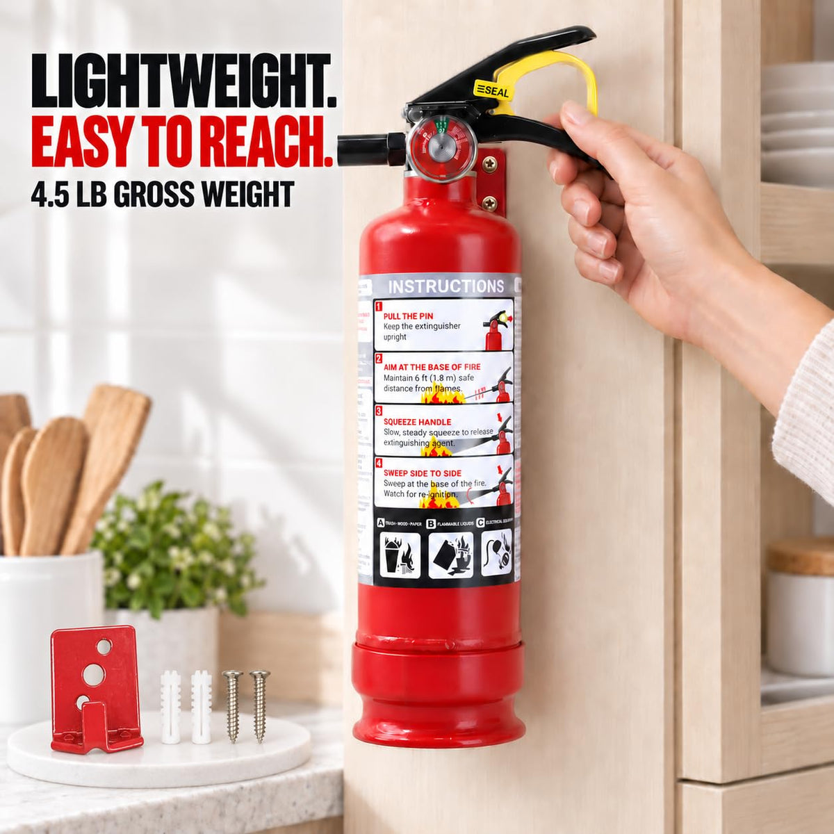 2.5 lb ABC Dry Chemical Fire Extinguishers 2-Pack Q85152