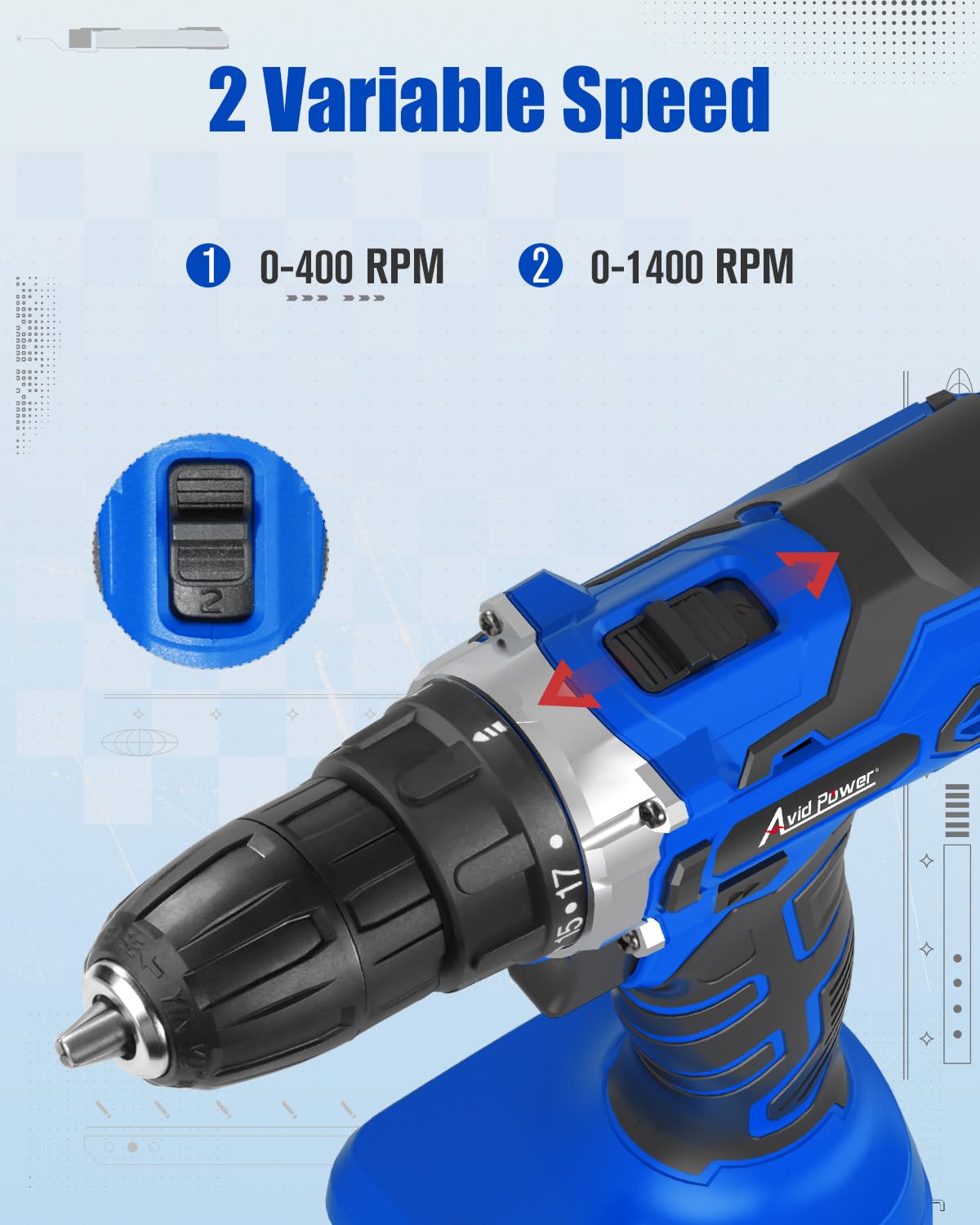 20V Cordless Drill Set with Battery and Charger B850