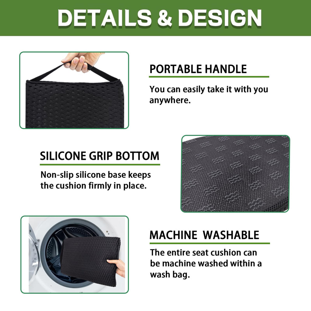 3D Mesh Fabric Portable Stadium Seat Cushion N763