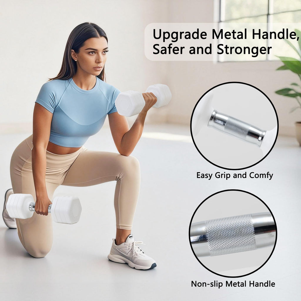 Adjustable Dumbbell Set of 2 Total 20 Lbs C9689