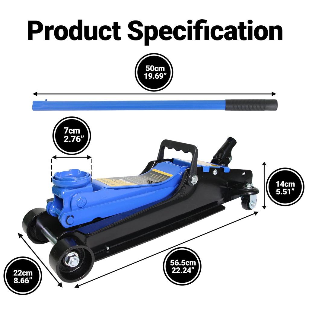 2.5 Ton Low Profile Hydraulic Floor Jack Q2448