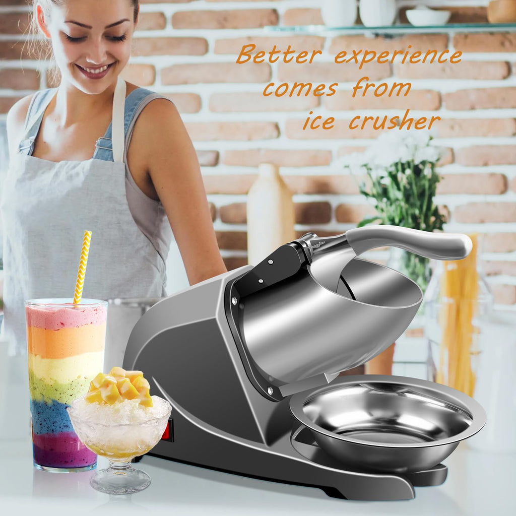Ice Shaver Machine with Ice Tray T718701
