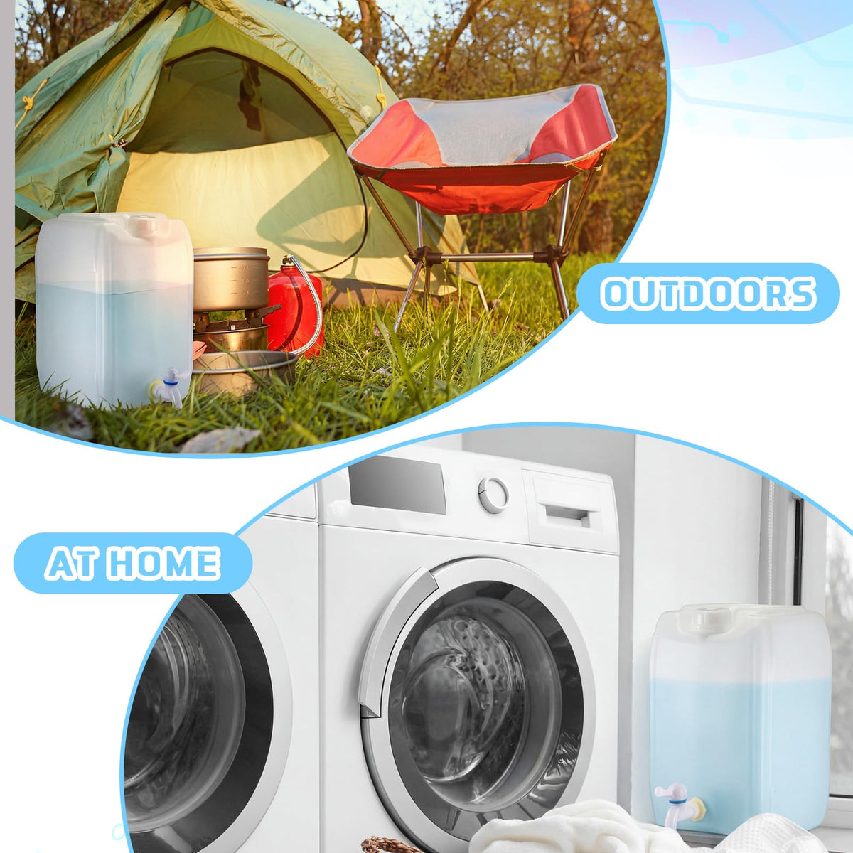 5.3 Gallon Plastic Water Dispenser with Spigot H2898