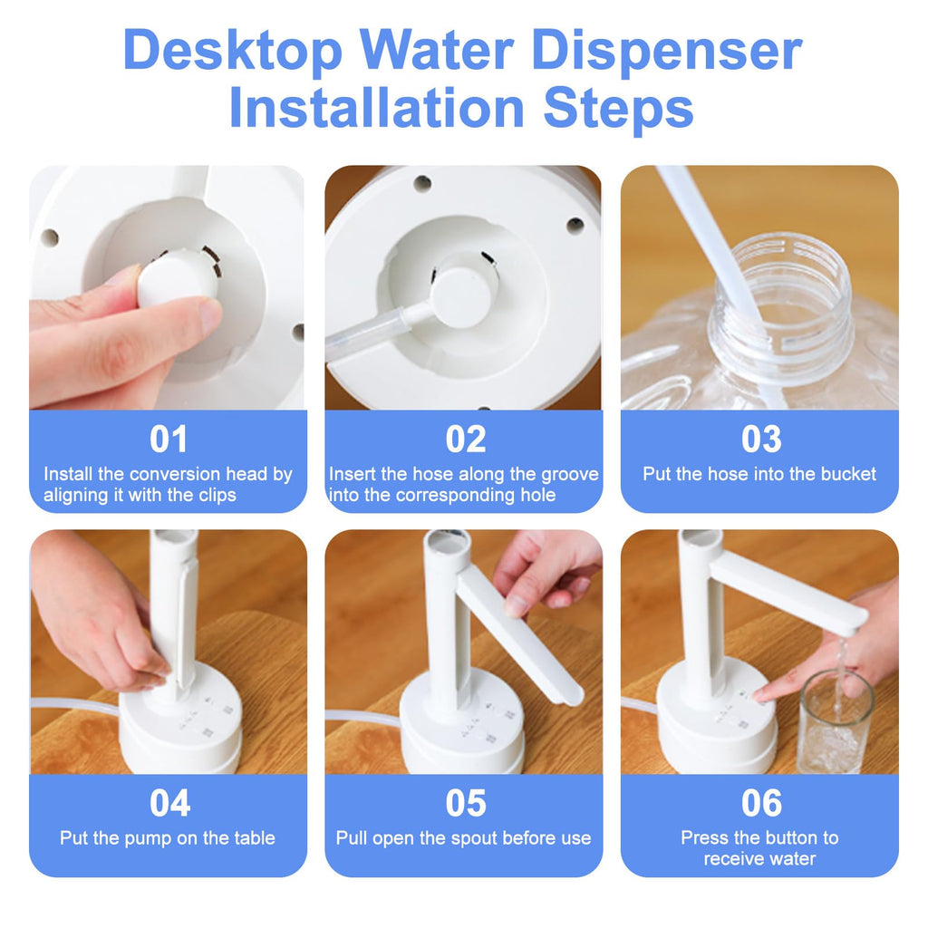 5 Gallon USB Type-C Electric Water Bottle Dispenser J2205