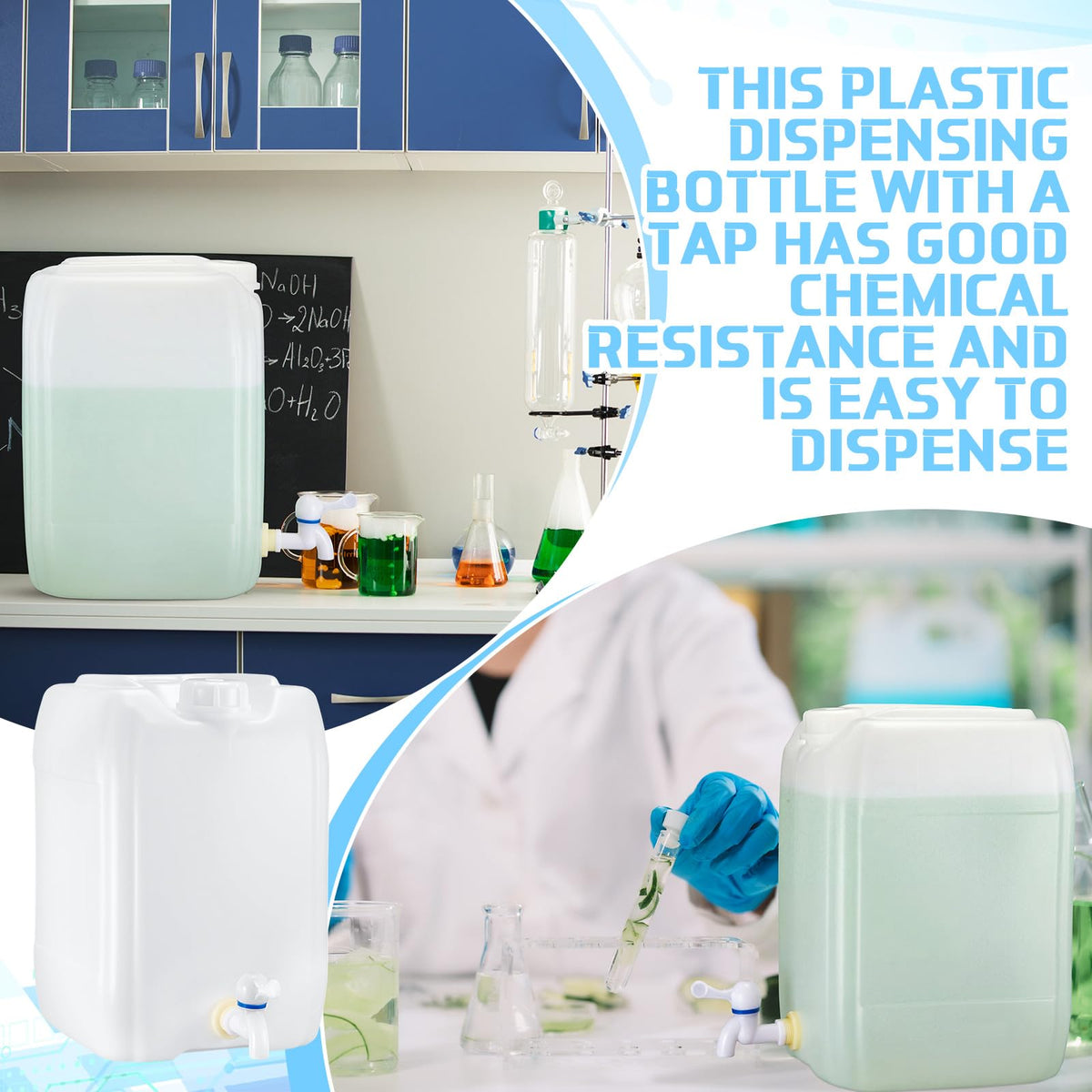 5.3 Gallon Plastic Water Dispenser with Spigot H2898