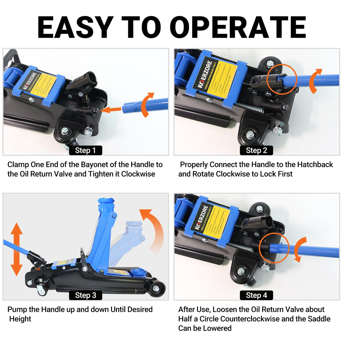 2.5 Ton Low Profile Hydraulic Floor Jack Q2448