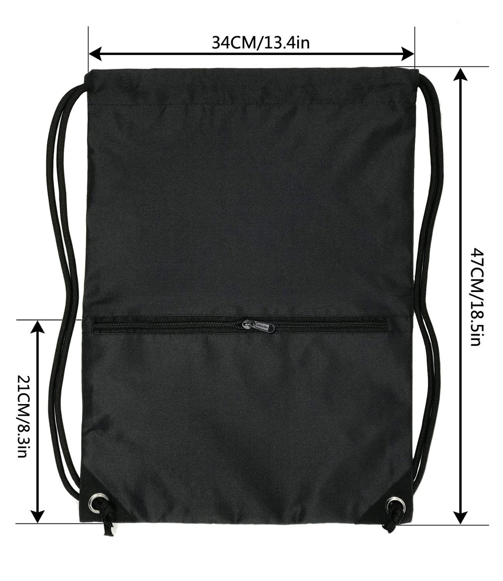 Drawstring Backpack Bag Sport Gym Sackpack B605839