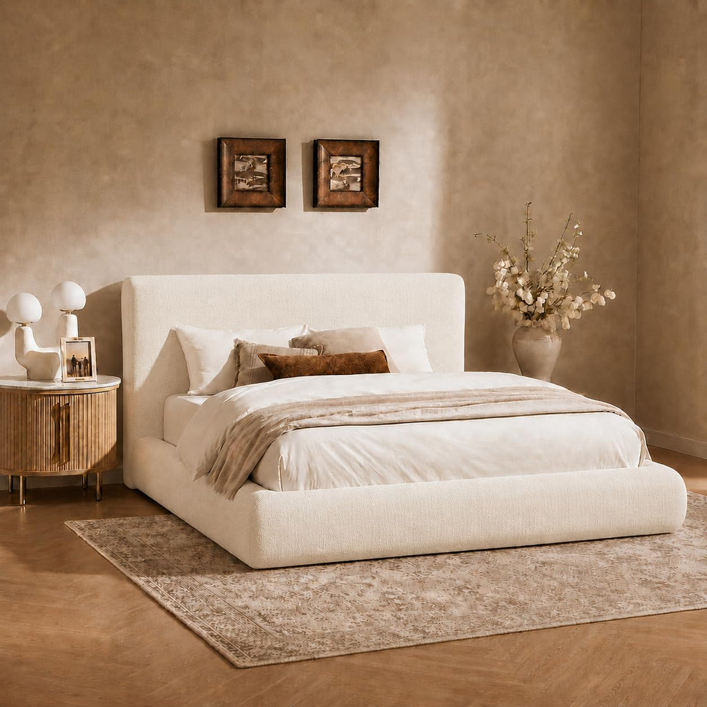 Queen Size Upholstered Bed Frame T8460
