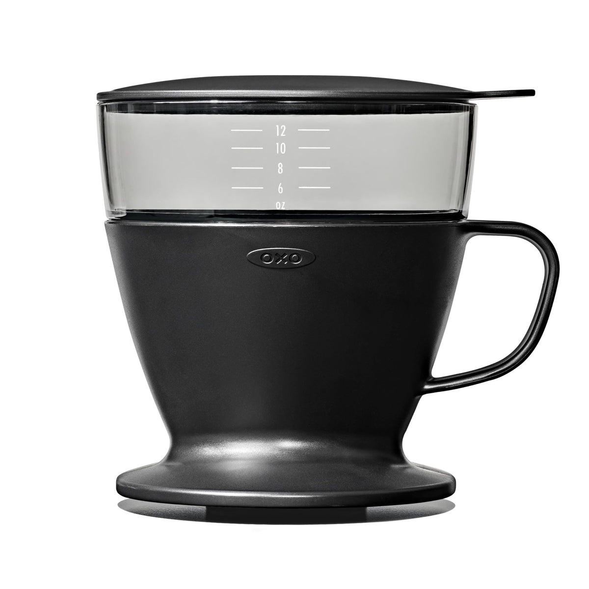 Single Serve Pour-Over Coffee Maker 12 oz Matte Black P17302