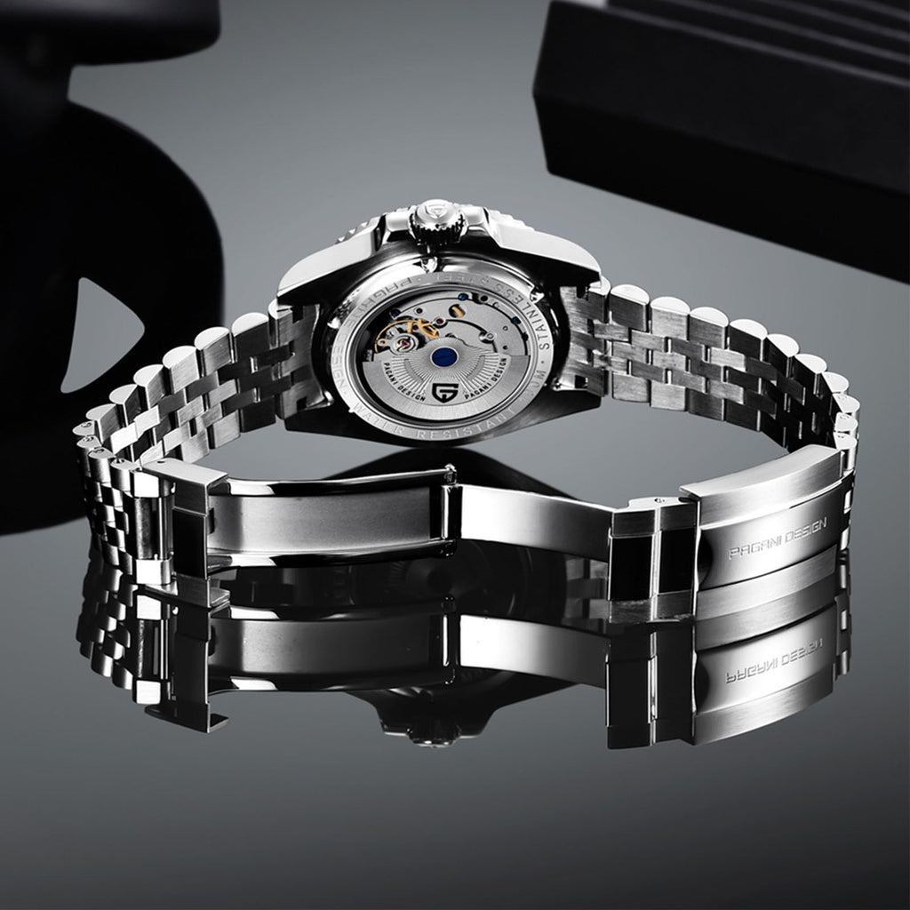 Automatic 40MM Date 100M Waterproof Stainless Steel Sapphire Glass Men Watch B50638