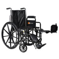 Silver 16 x 16 Wheelchair with Detachable Desk Arms and Elevating Leg Rests N70844