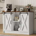 White 42 Inch Coffee Bar Cabinet S82248