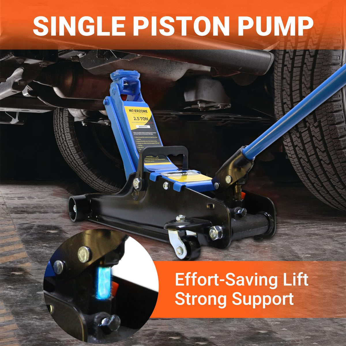 2.5 Ton Low Profile Hydraulic Floor Jack Q2448
