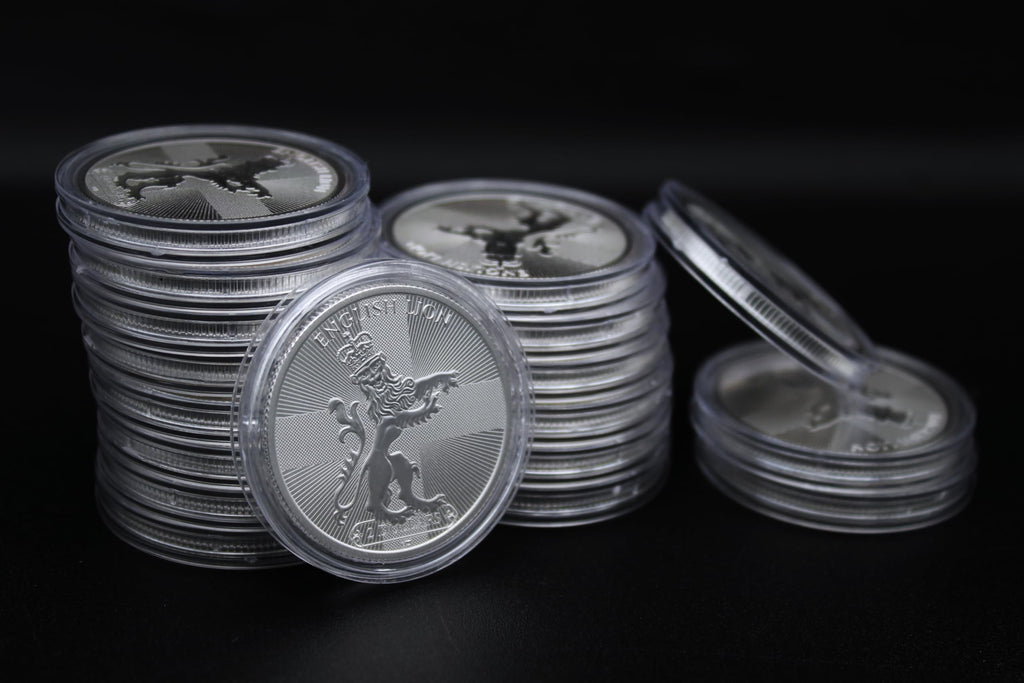 1 oz Silver English Lion Coin B7016