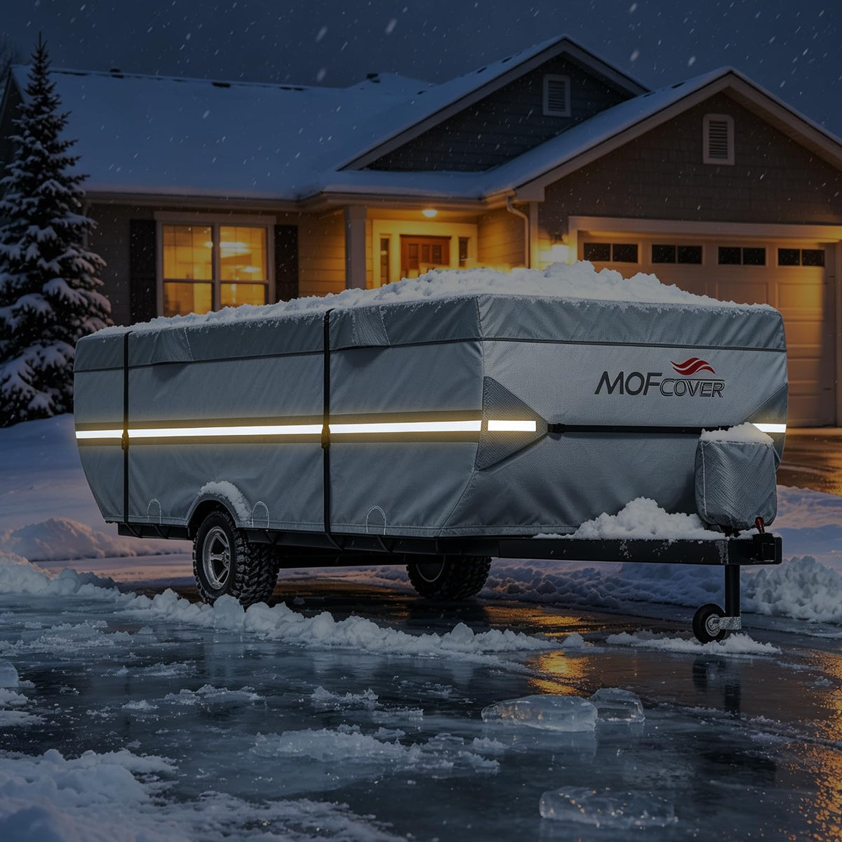 9 Layers Rip-Stop 14-16ft Pop Up Camper Cover D68628