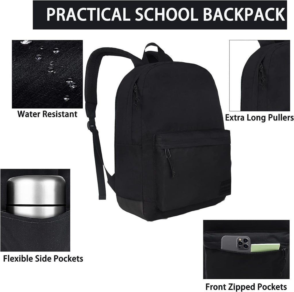 Black Laptop Backpack C44125