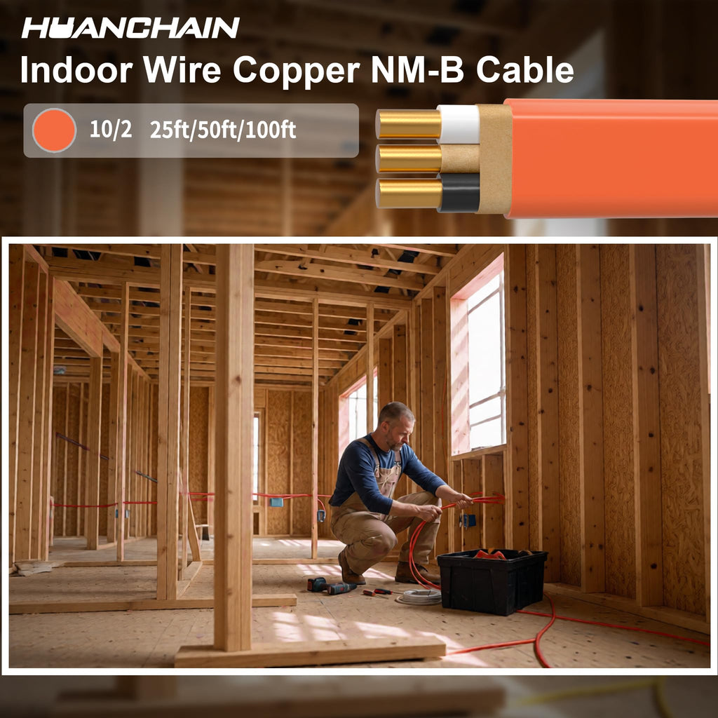 Orange 50FT Non-Metallic Sheathed Cable A54722