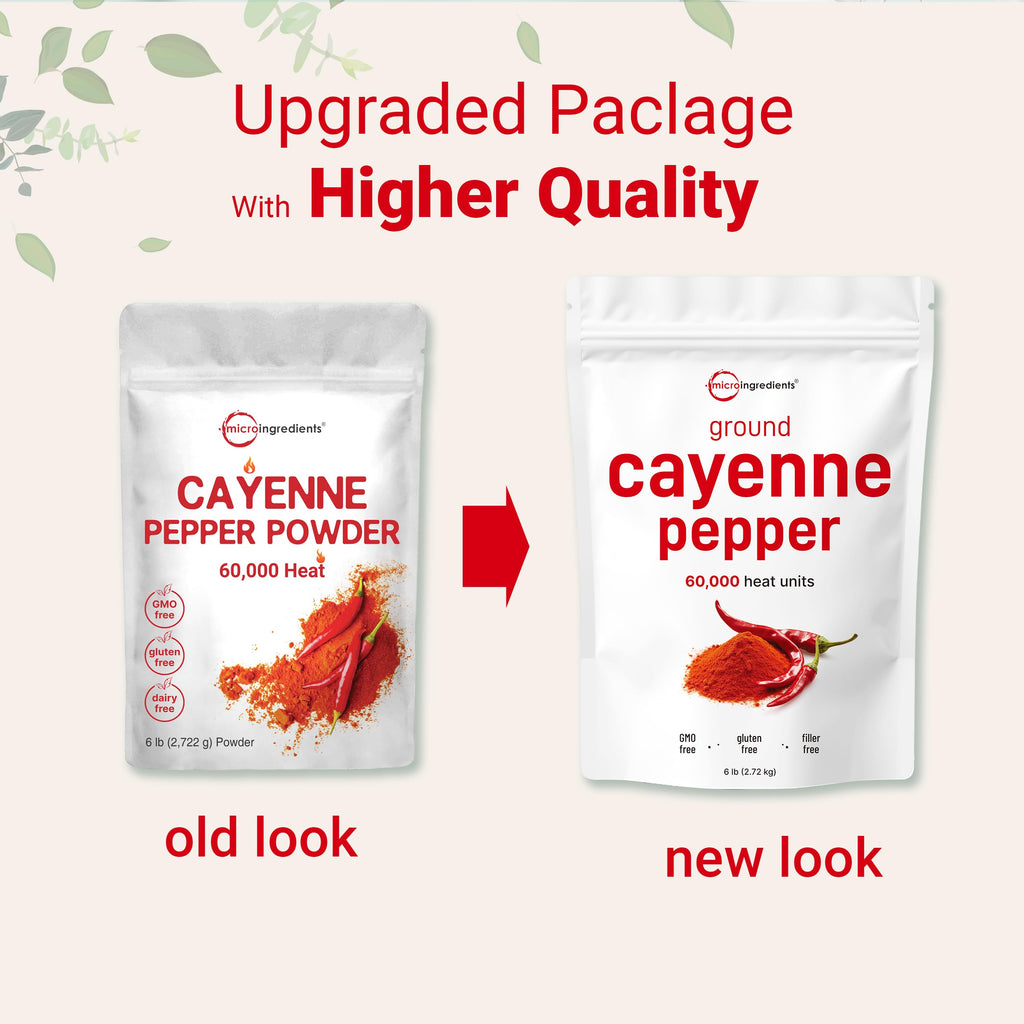 Ground Cayenne Pepper Powder 6lbs 60,000 SHU D2263