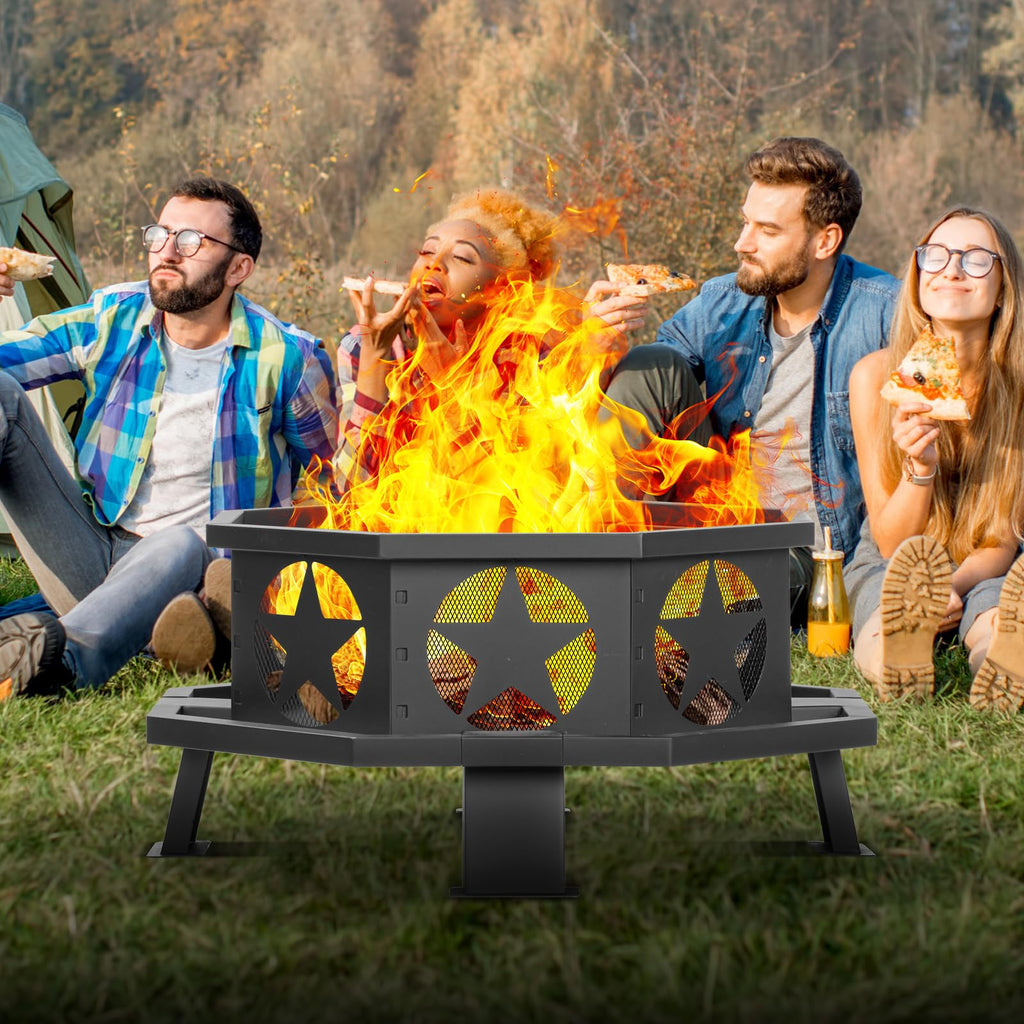 32 inch Fire Pit with Fire Poker U225073