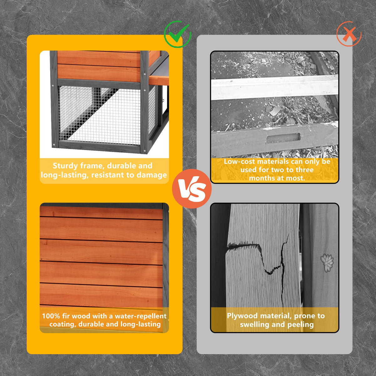 Wooden Chicken Coop I341