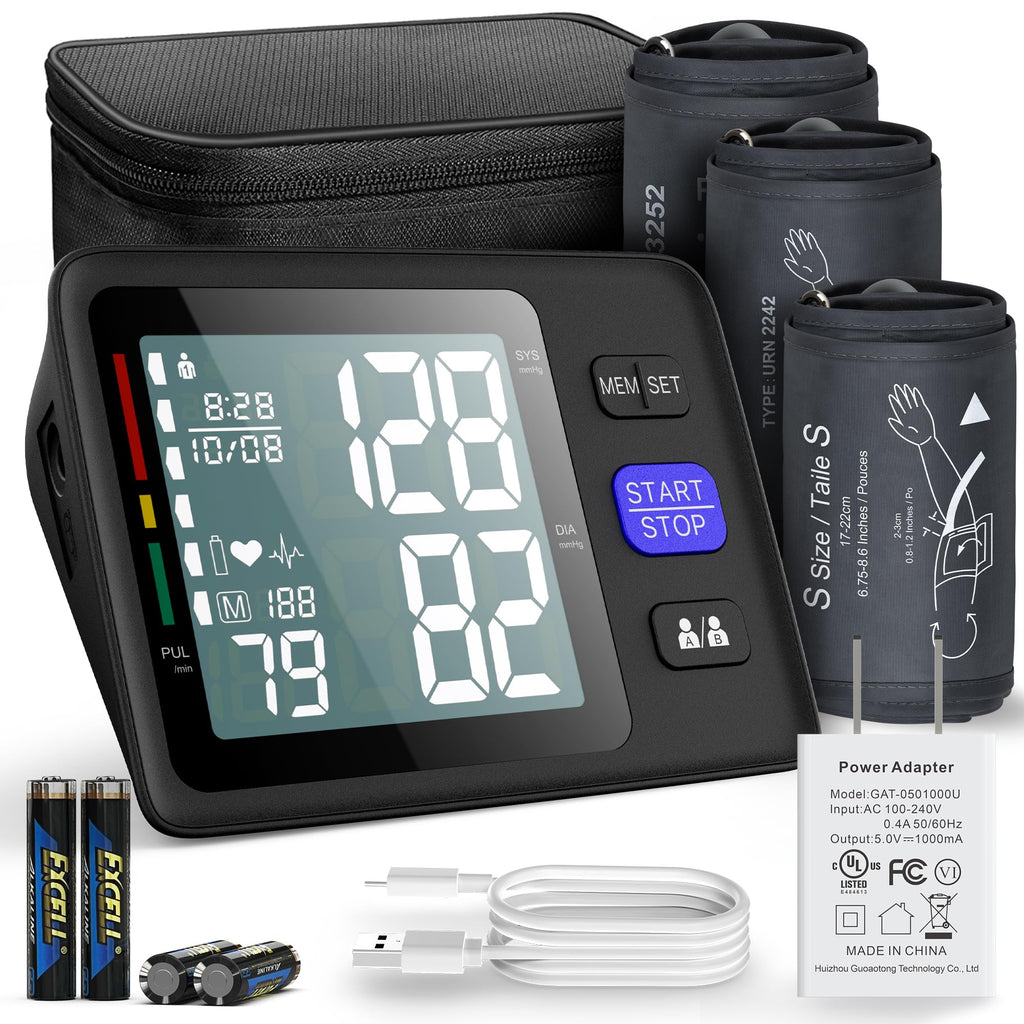 Automatic Upper Arm Blood Pressure Monitor, 3 Cuffs K58345