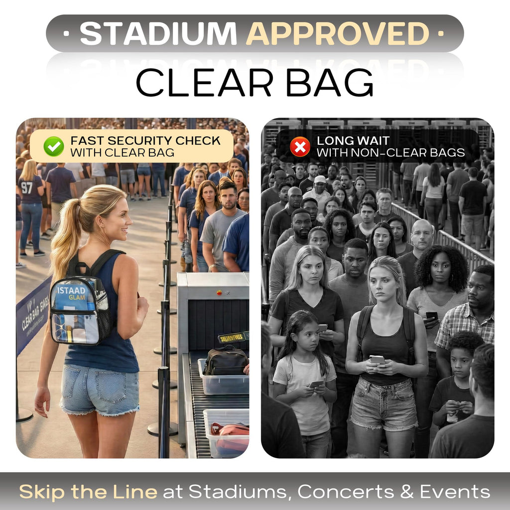 Clear Backpack 12x6x11 J3166
