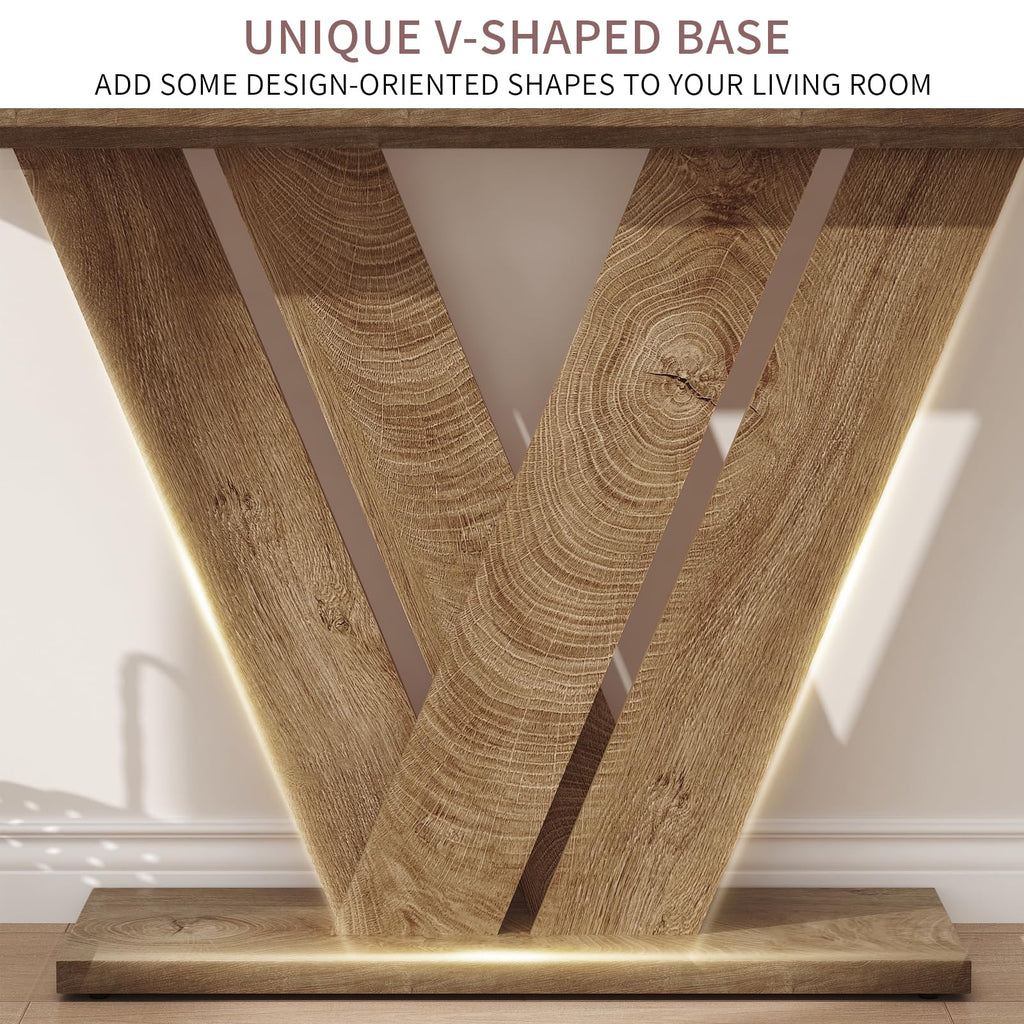 51" Wood Console Table P9219