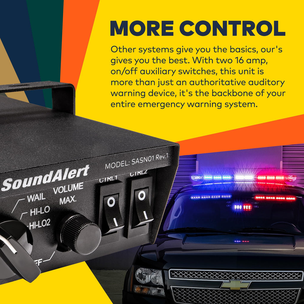 12V 100W Police Siren PA System Kit with Speaker and PTT Mic C140959