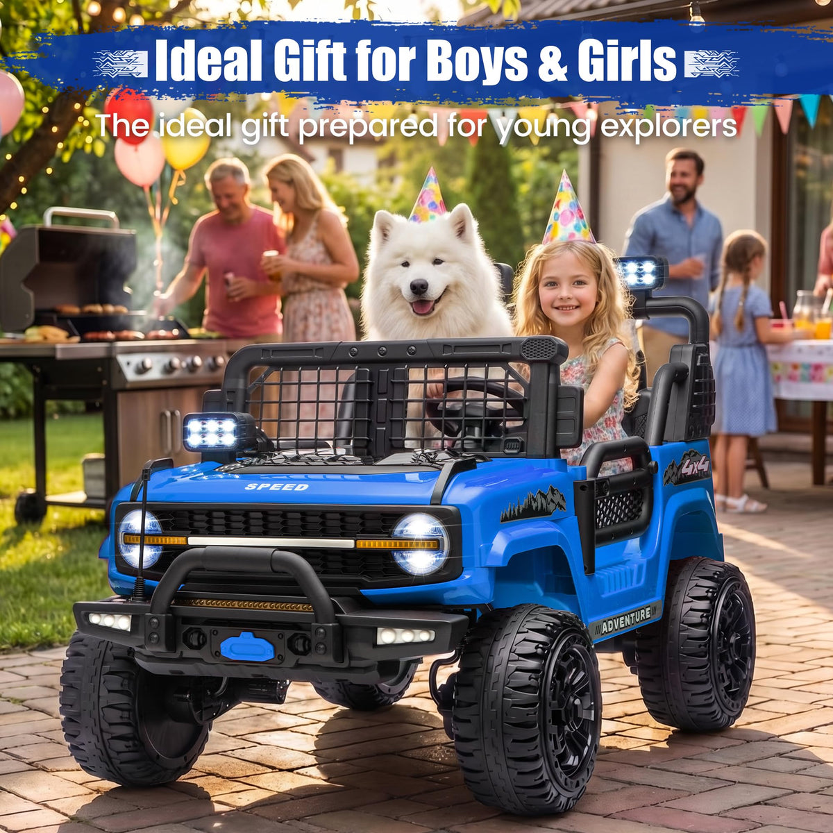 24V Electric 2 Seater Ride On Truck Toy with Remote Control I292153