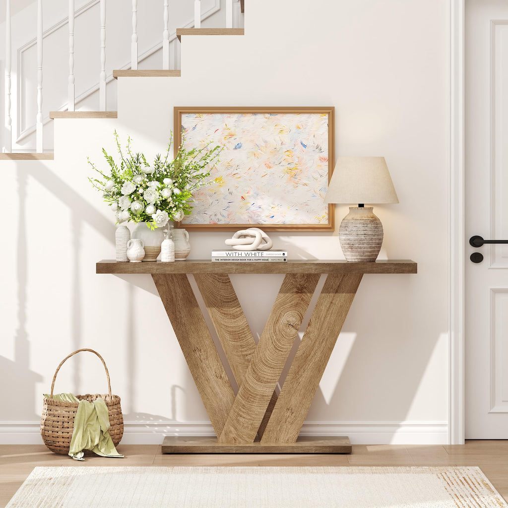 51" Wood Console Table P9219