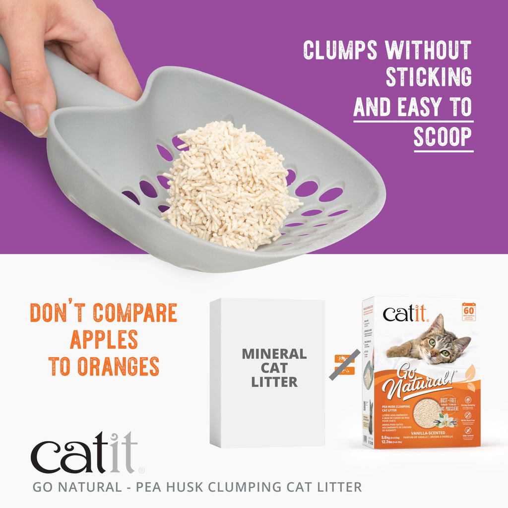 Pea Husk Clumping Cat Litter 12.3 lb Pack of 2 J793
