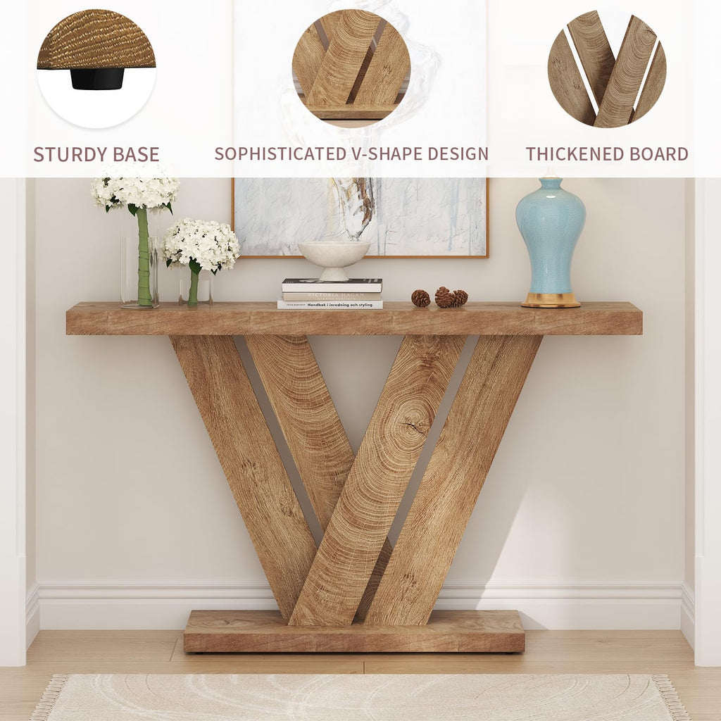 51" Wood Console Table P9219