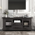 Espresso Particleboard TV Stand with Two Drawers K7515