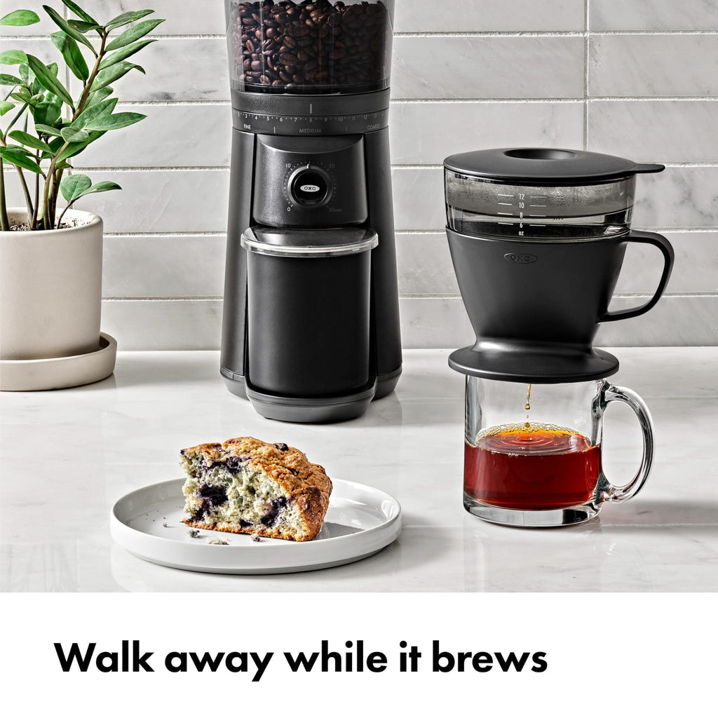 Single Serve Pour-Over Coffee Maker 12 oz Matte Black P17302
