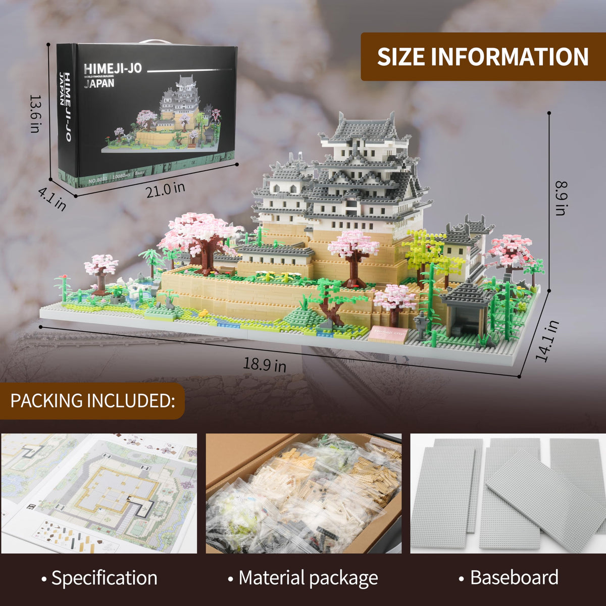Miniature Building Blocks Model 10080 Pieces H276195