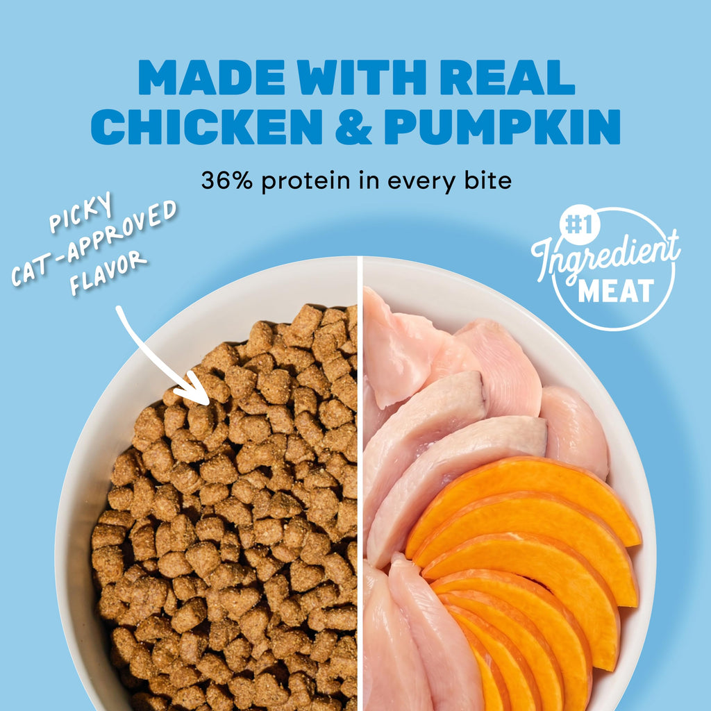 Grain Free Chicken Pumpkin Dry Cat Food T745