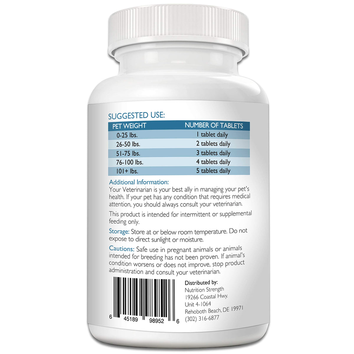 Coenzyme Q10 for Dogs Grain-Free Supplement, 120 Chewable Tablets D642
