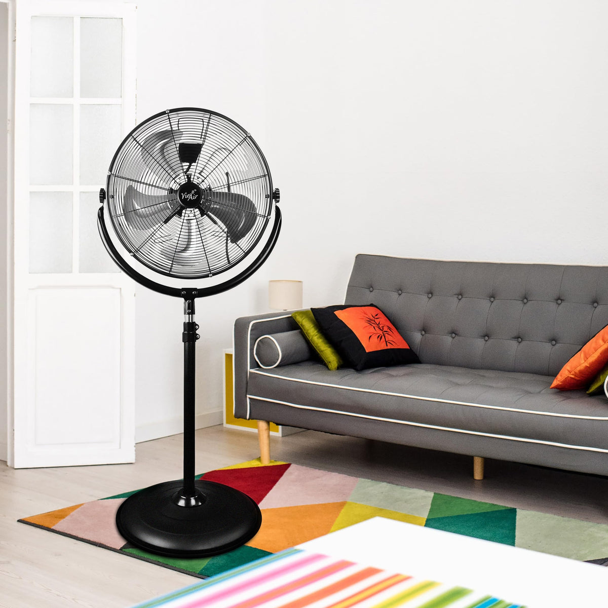 20" Industrial High Velocity Tilting Pedestal Drum Fan P889786