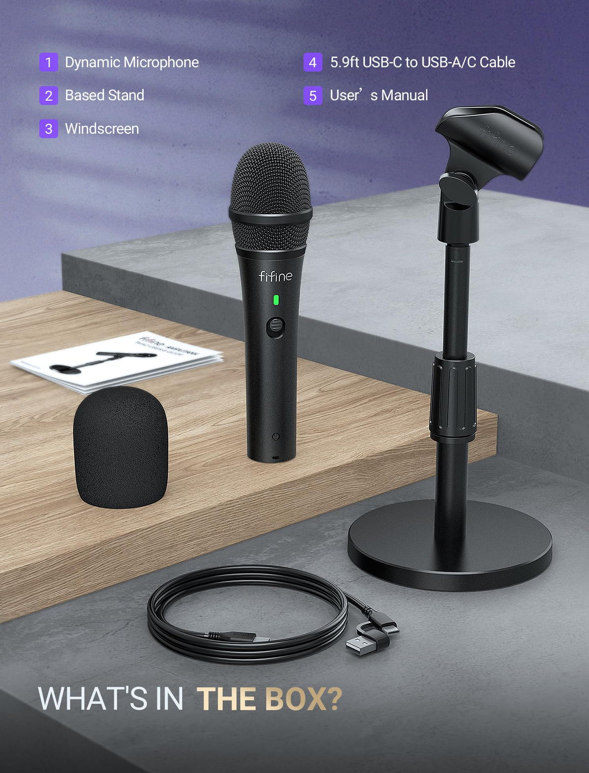 USB/XLR Dynamic Microphone M9020