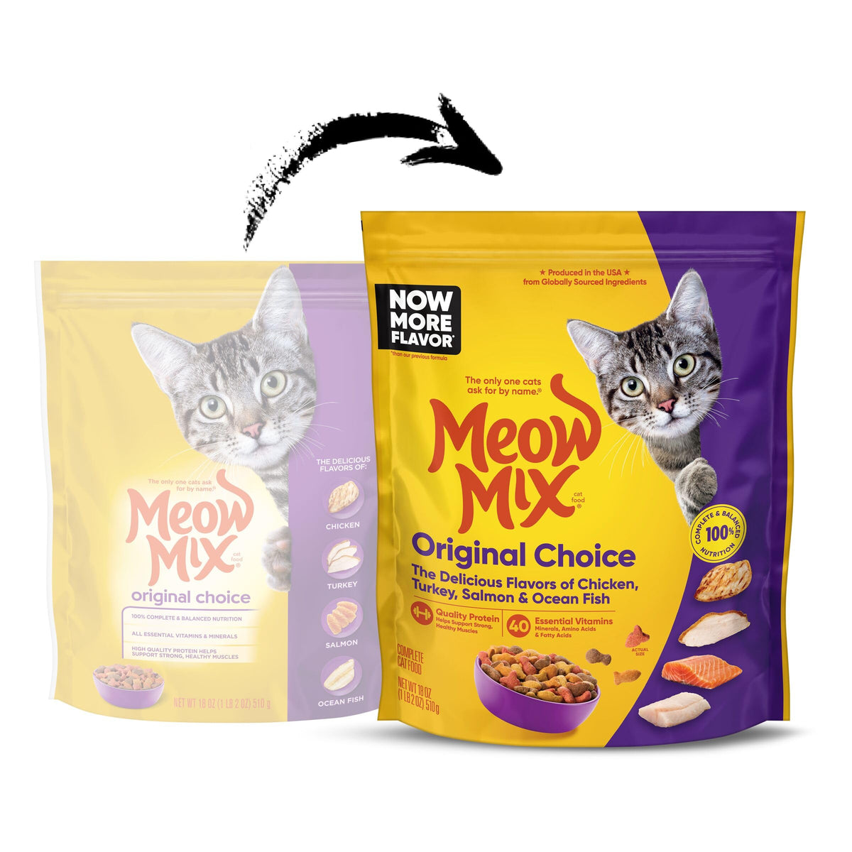 Dry Cat Food 18 oz Pouches X577204