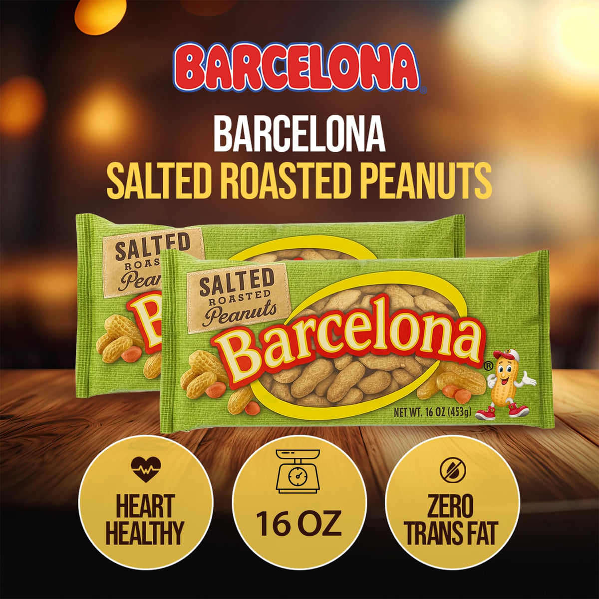 Salted Dry Roasted In Shell Peanuts 2 Pounds C604636